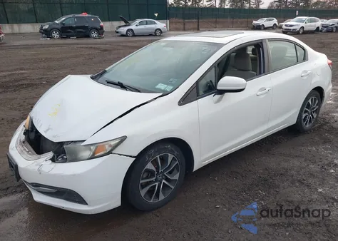 2014 Honda Civic Ex z USA, uszkodzony, nr VIN 2HGFB2F84EH538055
